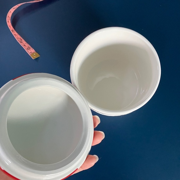 NWOT Hallmark Season's Treatings Peppermint Lid Canister/Jar and 3D Card Set - Picture 5 of 10